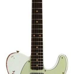 Fender Custom Shop 60s Telecaster Heavy Relic/Closet Classic Mix - Olympic White/Pink Paisley