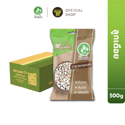 [ขายยกลัง 12 ซอง] SamBua สามบัว ลูกเดือย 500 กรัม Millet