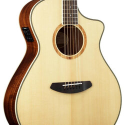 Breedlove 25th Anniversary Koa Pursuit Concert Cutaway Acoustic-Electric Guitar Natural