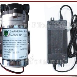 100GPD ปั๊มไดอะแฟรม Diaphragm ปั๊มอัด(ผลิต)+หม้อแปลงไฟ KW-100 Taiwan