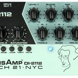 Tech 21 Geddy Lee DI-2112 Signature SansAmp Preamp Pedal