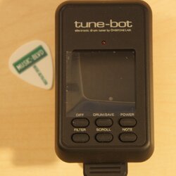 Tune-bot Electronic Drum Tuner Black
