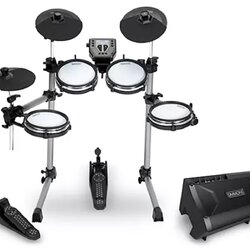 Simmons SD350 Electronic Drum Kit With Mesh Pads and DA2108 Drum Set Monitor