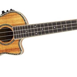 Mitchell MU100CE Acoustic-Electric Ukulele Natural Koa Natural Koa