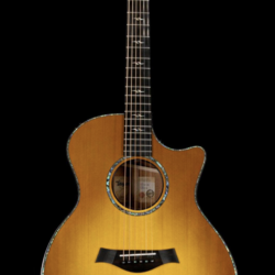 Taylor Custom Grand Auditorium Acoustic-Electric Adirondack Spruce Top Ebony Board Honey Burst