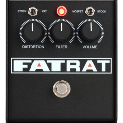 Pro Co Fat Rat Selectable Mosfet Clipping and Boost Distortion Pedal