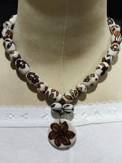 สร้อยคอแฟชั่น เนื้องาน เซรามิก