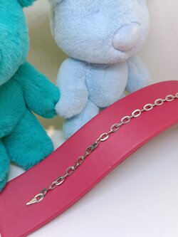 สร้อยข้อมือทอง18K สายตัน เป็นโซ่ห่วงเลข0 งานทองอิตาลี่ 18K ประทับตรา750