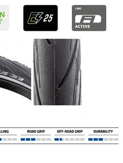 ยางนอก Schwalbe 26 x 1.50 SPICER PLUS