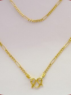 สร้อยคอ ทองแท้ 96.5% น้ำหนัก 3.8 กรัม - 1 สลึง (ความยาว 14 นิ้วฟุต)