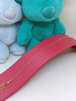 สร้อยข้อมืออิตาลี่ ลายเม็ดกลมขนาดกระทัดรัดสำหรับสุภาพสตรีครับ