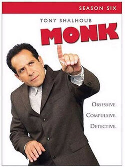 Monk Season 6 นับสืบจิตป่วน (DVD 4 แผ่น บรรยายไทย) นักสืบไอคิวระดับเทพที่ขัดแย้งกับพฤติกรรมสุดแปลก บังเกิดเป็นความฮา