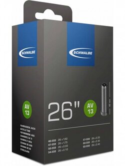 ยางใน Schwalbe AV13 26 x 1.50 - 2.40 จุ๊บใหญ่