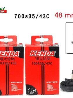 ยางใน KENDA 700 x 35/43 จุ๊บเล็ก FV 48 mm