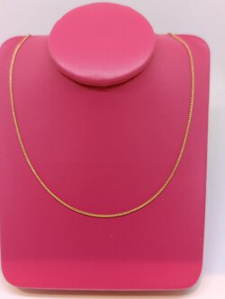 สร้อยคออิตาลี่ ความยาว 20นิ้ว ขนาดกระทัดรัด ความหนาเพียง 0.8 มิล ราคาน่าคบ