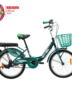 จักรยานแม่บ้าน LA Dawn City ล้ออลูมิเนียม 20 นิ้ว คันเล็ก คนตัวเล็ก คนมีอายุขี่ง่าย ปลอดภัย
