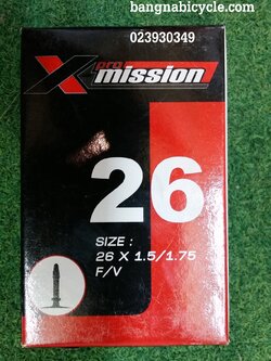 ยางใน X-Mission 26 x 1.5/1.75 จุ๊บเล็ก