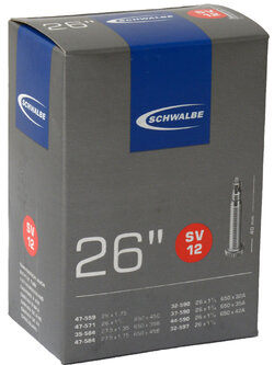 ยางใน Schwalbe SV12 26 /650B x 1.1/4 - 1.75 40mm จุ๊บเล็ก