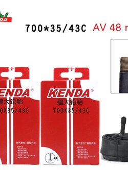 ยางใน KENDA 700 x 35/43 จุ๊บใหญ่ AV 48 mm