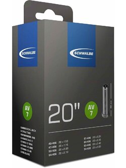 ยางใน Schwalbe 20 x 1.5/2.5 จุ๊บใหญ่ AV7