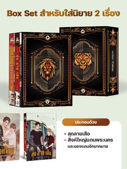 [พร้อมส่ง] Box เปล่า กล่องจั่วปัง ใส่หนังสือ สุดลายเสือและสิงห์ใหญ่แดนพระนคร