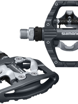 บันไดเสือภูเขา Shimano EH500 บันไดกะเทยปั่นได้ 2 หน้า ทั้งรองเท้าคลีทและผ้าใบ