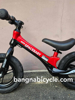 [หมด] รถเด็กขาไถ บาลานซ์ไบค์ Spacebaby Balance Bike ล้อแมกซ์เติมลม มียางใน