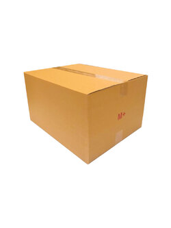 กล่องไปรษณีย์แบบฝาชน Size M+ (Kerry) ไม่มีพิมพ์ เกรด KA125/M (10 ใบ)