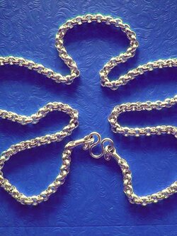 ลดราคา 30%!!! สร้อยคอเงินแท้ ลายผ่าหวาย ขนาด 4.5 มิล - ยาว 24 นิ้ว