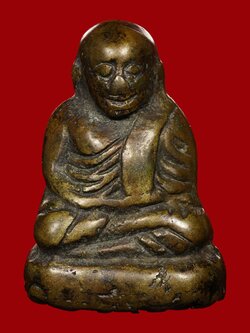 รูปหล่อหลวงพ่อเงินบางคลาน พิมพ์ขี้ตา ห้าชาย จีวรหงาย จ.บางคลาน