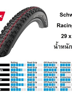 ยางนอกขอบพับ Schwalbe Racing Ralph 29 x 2.25