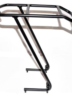 ตะแกรงหน้า Dahon ใส่กับล้อ 20 นิ้ว อลูมิเนียม ดำ/เงิน