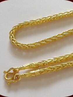 สร้อยคอ ทองแท้ 96.5% - น้ำหนัก 15.2 กรัม (1 บาท)