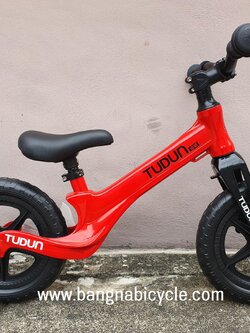 [หมด] รถเด็กขาไถ บาลานซ์ไบค์ ตัวถังอลูมิเนียม TUDUN Balance Bike ล้อแมกซ์ ไม่ต้องเติมลม