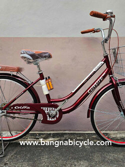 [หมด]รถจักรยานแม่บ้าน 24 นิ้ว ล้อยางตัน ไม่ต้องเติมลม Coyote Celera