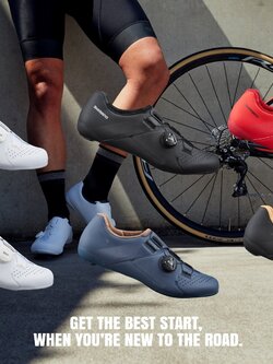 [SALE 30%] รองเท้าเสือหมอบ SHIMANO RC300 เหลือสีขาว 43 / 36