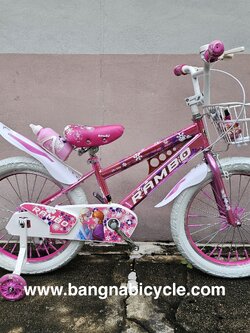 รถเด็กผู้หญิง Rambo Frozen 20 นิ้ว