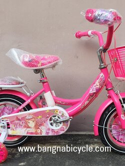 [SALE] รถเด็กผู้หญิง ลายเจ้าหญิง Princess 12 นิ้ว