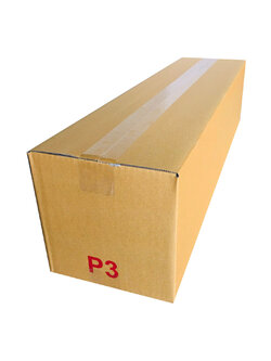 กล่องไปรษณีย์แบบฝาชน Size P3 ไม่มีพิมพ์ เกรด KA125/M (10 ใบ)