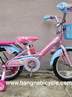 [ลายใหม่ล่าสุด] จักรยานเด็ก LA Hello Kitty 16 นิ้ว