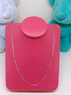 สร้อยคออิตาลี่ ลายตันลวดลายแฟนซีระยิบระยับ สำหรับสุภาพสตรี น้ำหนักทองกระทัดรัดครับ