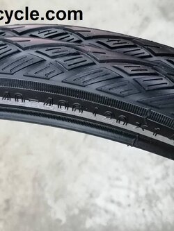 ยางนอก 20 x 1.50 - 406 Swallow ขอบสะท้อน ลายเรียบ