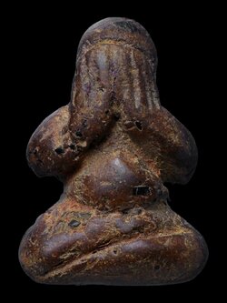 พระปิดตาหลวงพ่อแก้ว พิมพ์ปั้น