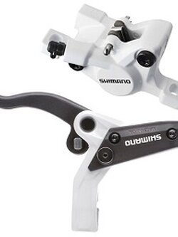 ดิสเบรคน้ำมัน Shimano Alivio สีดำ/ขาว