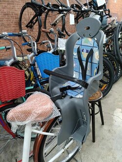 ที่นั่งเด็กติดรถจักรยาน ด้านหลัง วางบนตะแกรงท้าย แบบใหญ่พิเศษ จัมโบ้