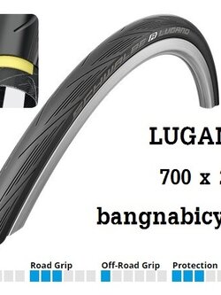 ยางนอก Schwalbe 700 x 23 LUGANO