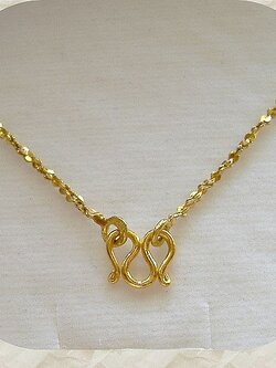 สร้อยคอ ทองแท้ 96.5% ลายเกลียวสิงคโปร์ น้ำหนัก 3.8 กรัม