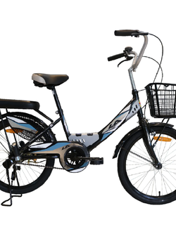 จักรยานแม่บ้าน LA City ล้อเหล็ก 20 นิ้ว คันเล็ก คนตัวเล็ก คนมีอายุขี่ง่าย ปลอดภัย