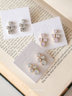 Swarovski Chandelier Earrings - ต่างหูคริสตัลทรงระย้า