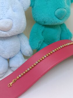 สร้อยข้อมืออิตาลี่ ลายลูกปัดก้นหอย 3กษัตริย์ สำหรับสุภาพสตรี